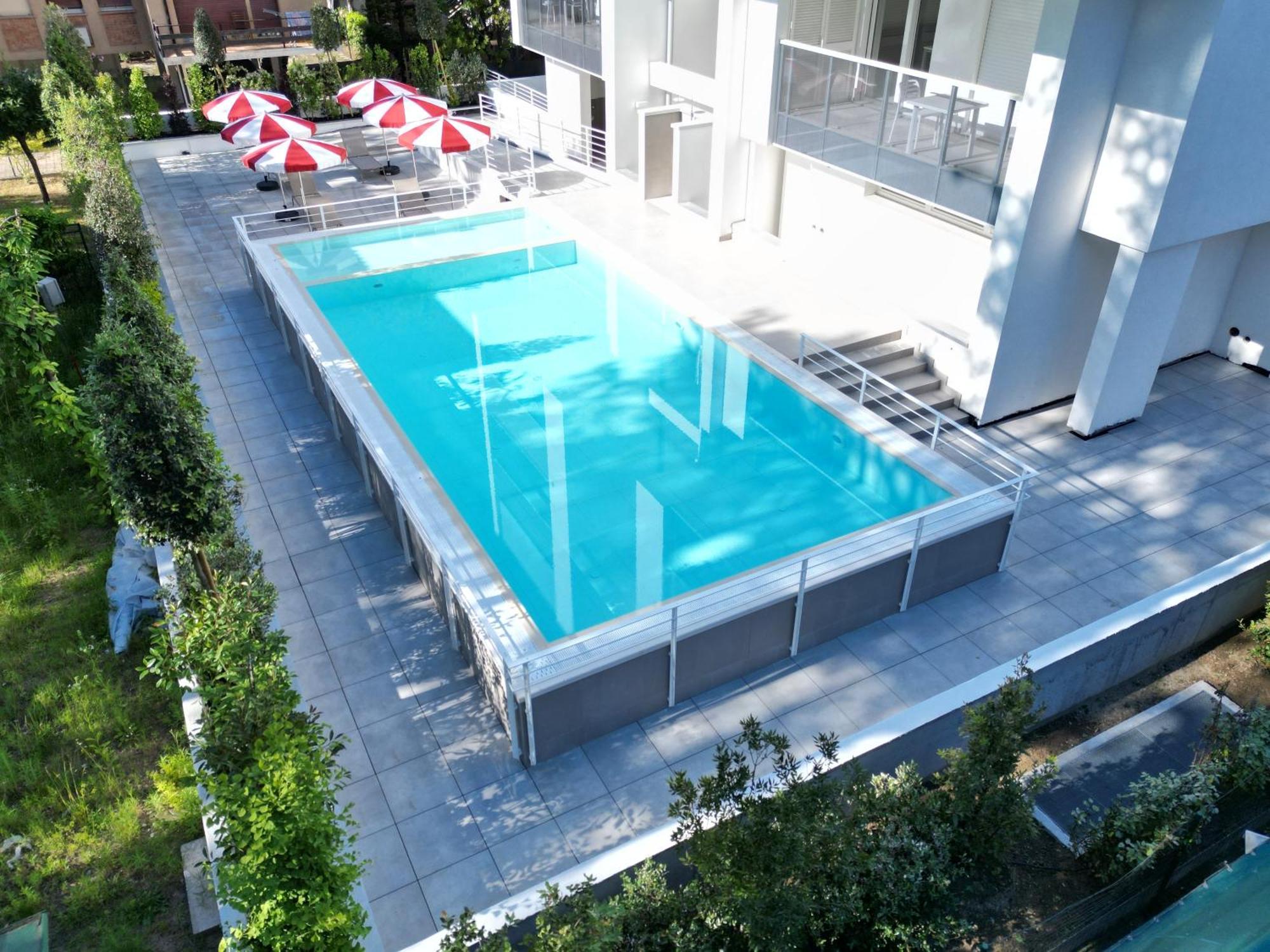 Nuovo Condominio Con Piscina E Garage Bibione Kültér fotó